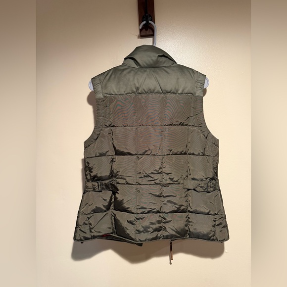 Eddie Bauer Women’s Sz large Yukon Model 550 Fill Down Puffer Brown Vest Jacket - Picture 12 of 12